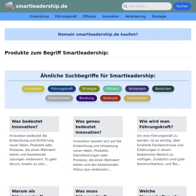 Screenshot smartleadership.de