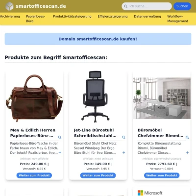 Screenshot smartofficescan.de