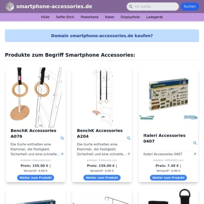 Screenshot smartphone-accessories.de