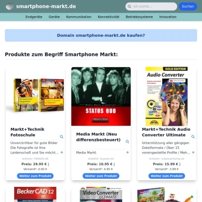 Screenshot smartphone-markt.de