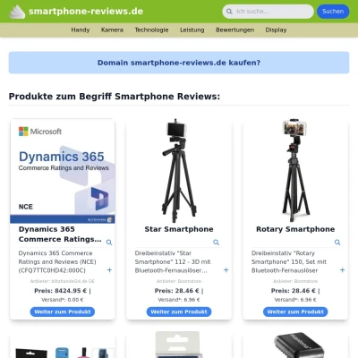 Screenshot smartphone-reviews.de
