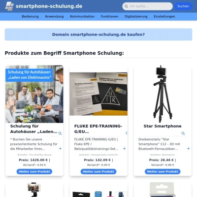 Screenshot smartphone-schulung.de