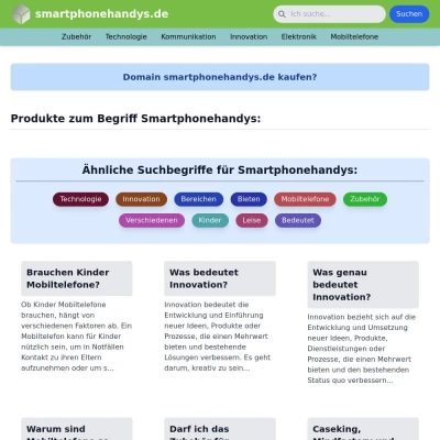 Screenshot smartphonehandys.de