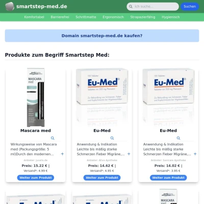 Screenshot smartstep-med.de