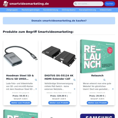 Screenshot smartvideomarketing.de