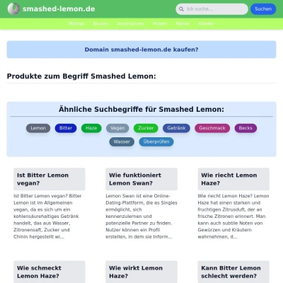 Screenshot smashed-lemon.de