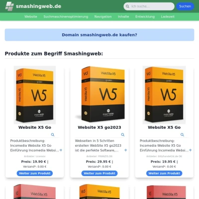 Screenshot smashingweb.de