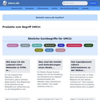 Screenshot smcu.de