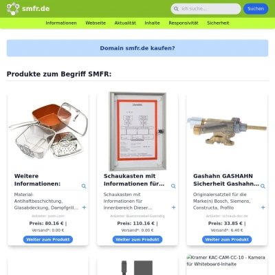 Screenshot smfr.de