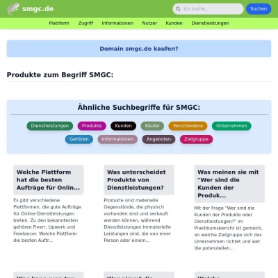 Screenshot smgc.de