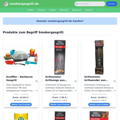 Screenshot smokergasgrill.de