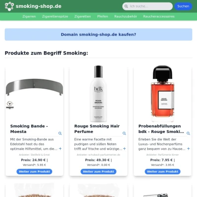 Screenshot smoking-shop.de