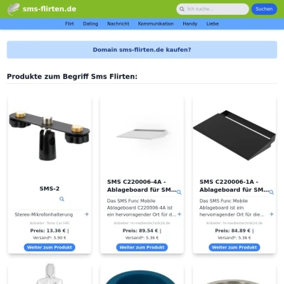 Screenshot sms-flirten.de