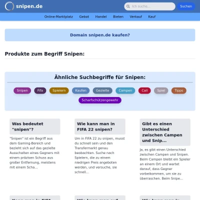 Screenshot snipen.de
