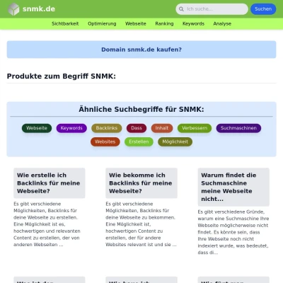 Screenshot snmk.de