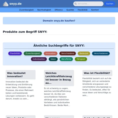 Screenshot snyy.de