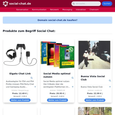 Screenshot social-chat.de
