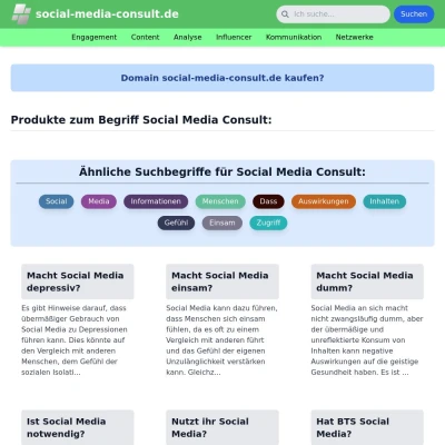 Screenshot social-media-consult.de