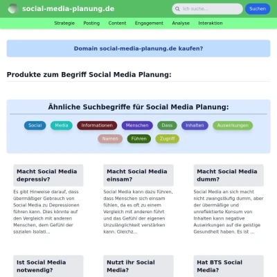 Screenshot social-media-planung.de