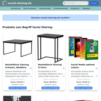 Screenshot social-sharing.de