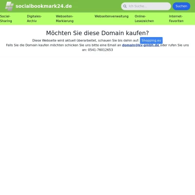 Screenshot socialbookmark24.de