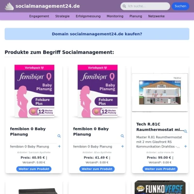 Screenshot socialmanagement24.de