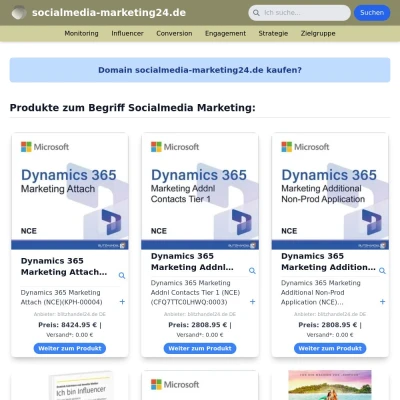 Screenshot socialmedia-marketing24.de
