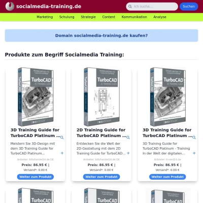 Screenshot socialmedia-training.de