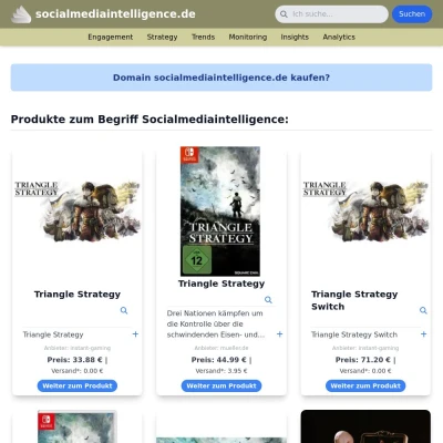 Screenshot socialmediaintelligence.de