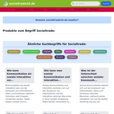 Screenshot socialtrade24.de