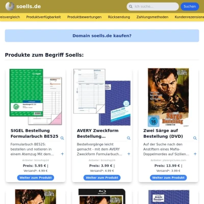 Screenshot soells.de