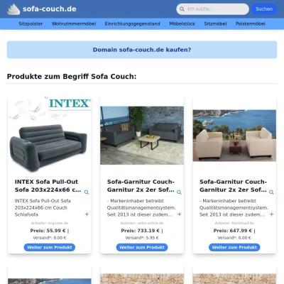 Screenshot sofa-couch.de