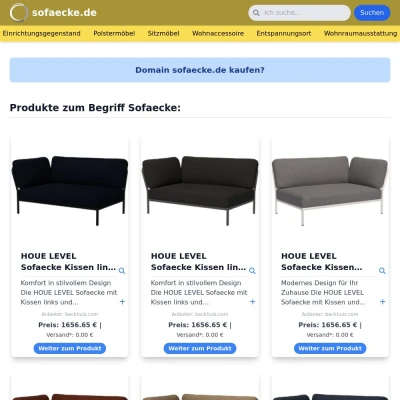Screenshot sofaecke.de