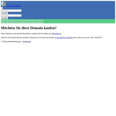 Screenshot sofortbestellung.de