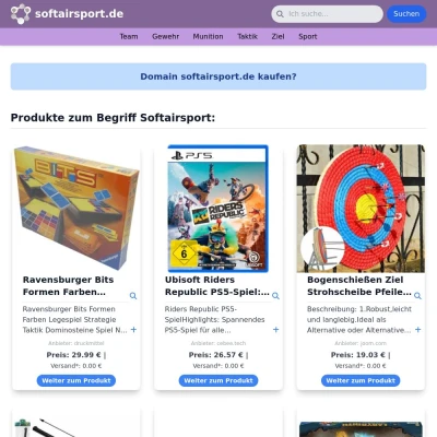 Screenshot softairsport.de