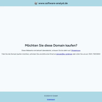 Screenshot software-analyst.de