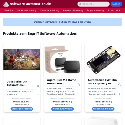 Screenshot software-automation.de