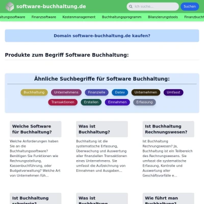 Screenshot software-buchhaltung.de