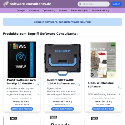 Screenshot software-consultants.de