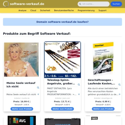 Screenshot software-verkauf.de