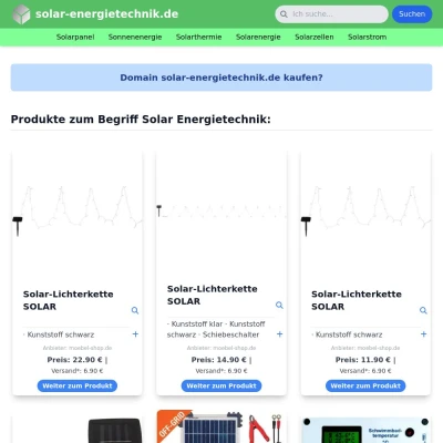 Screenshot solar-energietechnik.de