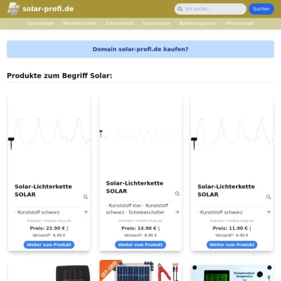 Screenshot solar-profi.de