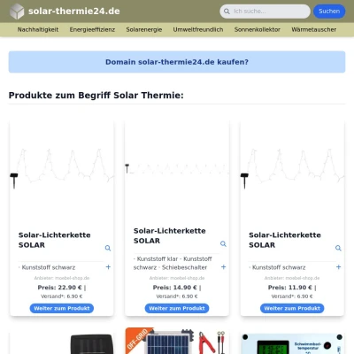 Screenshot solar-thermie24.de