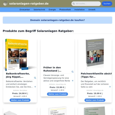 Screenshot solaranlagen-ratgeber.de