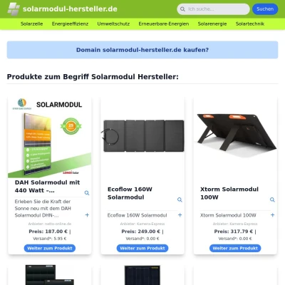Screenshot solarmodul-hersteller.de
