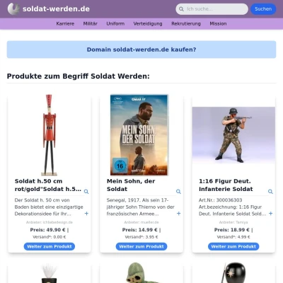 Screenshot soldat-werden.de