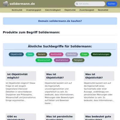 Screenshot solidermann.de