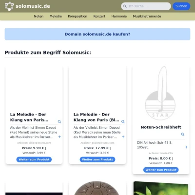 Screenshot solomusic.de
