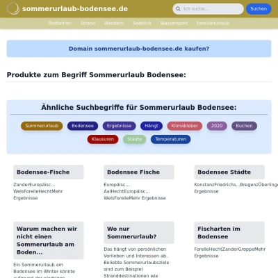 Screenshot sommerurlaub-bodensee.de