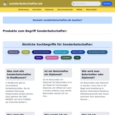 Screenshot sonderbotschafter.de